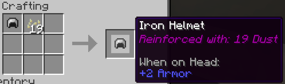 Reinforcing an Armor Piece